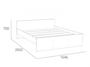 Кровать 1600 НМ 011.53 Симпл Белый Фасадный в Стерлитамаке - sterlitamak.magazinmebel.ru | фото - изображение 4