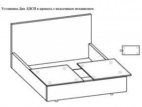 Кровать Феодосия норма 180 с механизмом подъема и дном ЛДСП в Стерлитамаке - sterlitamak.magazinmebel.ru | фото - изображение 5