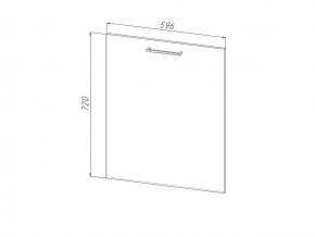 П 60 Комплект для посудомоечной машины 600 мм (цоколь + фасад) ЛДСП в Стерлитамаке - sterlitamak.magazinmebel.ru | фото