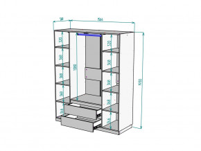 Шкаф Malta light H302 Белый в Стерлитамаке - sterlitamak.magazinmebel.ru | фото - изображение 2